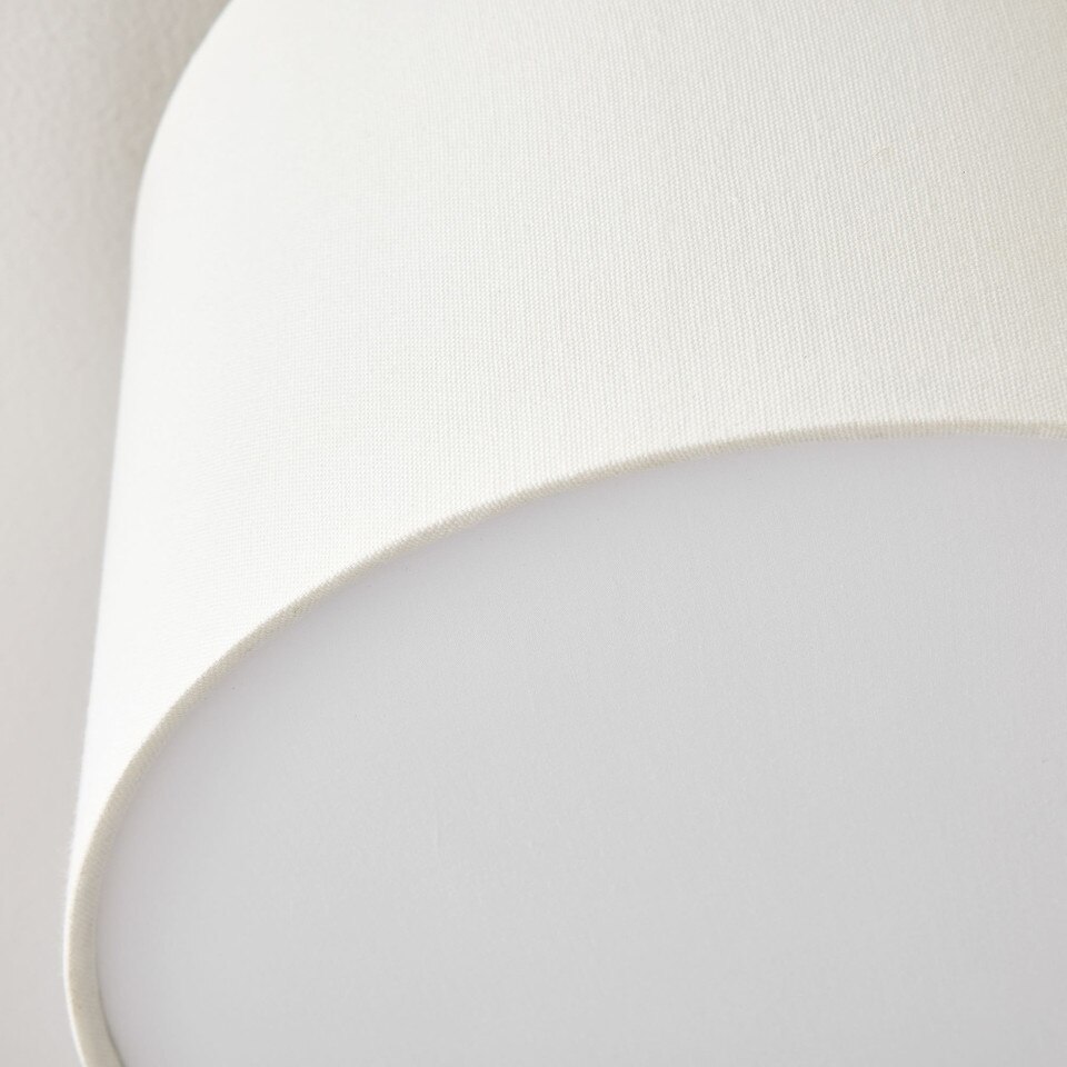 Fabric Shade Drum Flushmount
